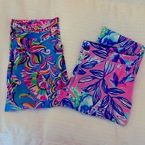 Two pairs of Lilly Pulitzer stretch pants
